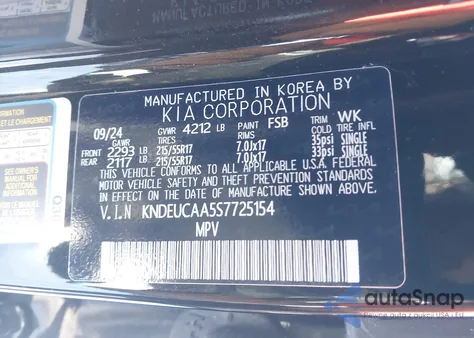 2025 Kia Seltos S z USA, uszkodzony, nr VIN KNDEUCAA5S7725154